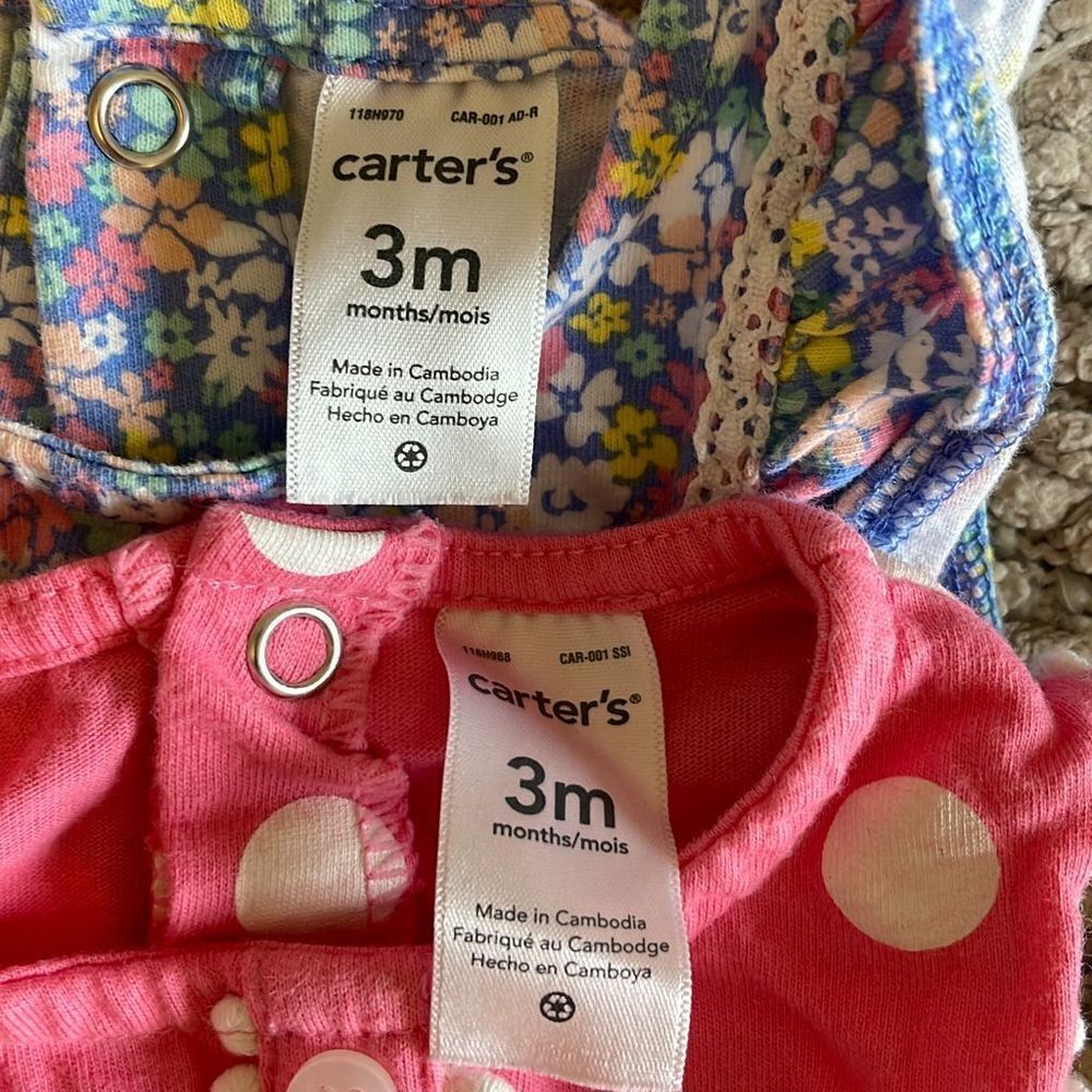 Baby‎ Girl Bundle 3 months. Carters/Emma’s Garden. - Picture 9 of 10